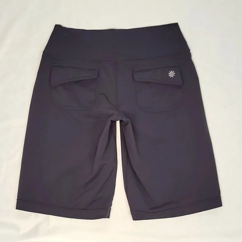 Athleta Athleisure Bike Shorts Gray Sz S